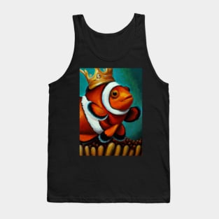 Clown fish with a Crown Tank Top